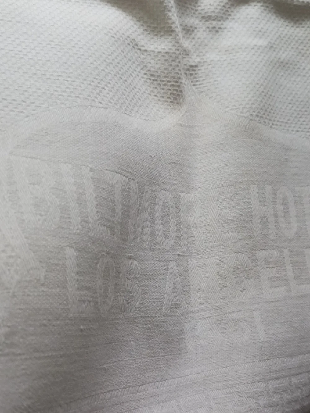 Biltmore Hotel Los Angrles Bathroom Linen Towel